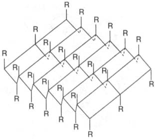 бета-Структура полипептидных цепей
