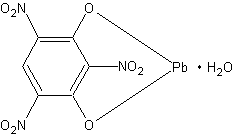 свинца 2,4,6-тринитрорезорцинат моногидрат