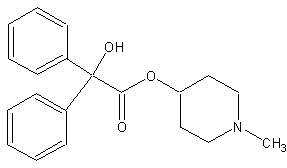 бензиловой кислоты 1-метил-4-пиперидиловый эфир