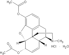 героина гидрохлорид моногидрат