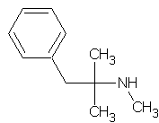 1-фенил-2-метиламино-2-метилпропан